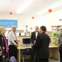The Delegation from Coquitlam School Board Visited CIE on Nov 17, 2014