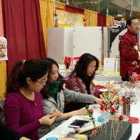 2014 Year of Horse: CIE Staff are Demonstrating Dough Art