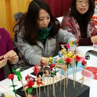2014 Year of Horse: CIE Staff are Demonstrating Dough Art