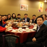 Consul Yu and CIE Visiting Teachers Celebrate Chinese New Year Together