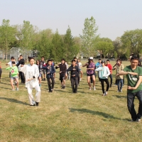 The Delegation from Colonel Irvine School in Calgary Visited CIE