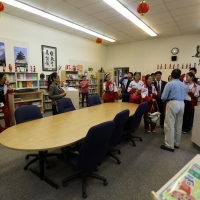 The Delegation from the Affiliated Middle School of Jining Institute