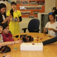 The Delegation from Colonel Irvine School in Calgary Visited CIE