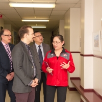 Mr. Alexandre Trudeau Visited the CIE, April 7, 2017