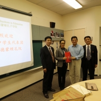 The Delegation from the Affiliated Middle School of Jining Institute