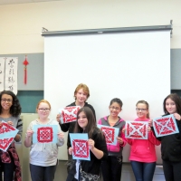 The Delegation from Elmer S. Gish School in St. Albert Visited CIE