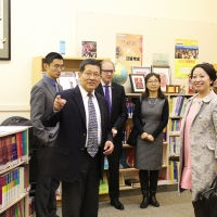 Consul General Lu Xu Visited CIE, November 24, 2017