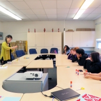 The Delegation from Elmer S. Gish School in St. Albert Visited CIE