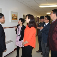 Visit from the Qilu Normal University