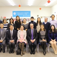 Consul General Lu Xu Visited CIE, November 24, 2017