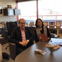 Visit from Confucius Institute in New Brunswick