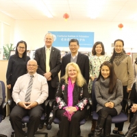 The Delegation from Coquitlam School Board Visited CIE on Nov 17, 2014