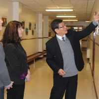 The Delegation from Walter and Gladys Hill Public School in Fort McMurray visited CIE