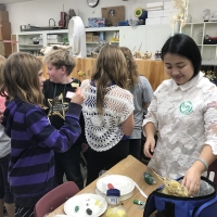 Dough Art at Landing Trail Intermediate School in Athabasca
